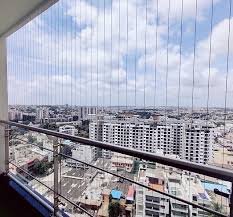 Nigdi's Premier Choice for Balcony Safety Invisible grill & Bird Netting