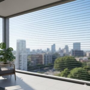 Affordable Invisible Grill in PuneIdeal invisible grill services and bird Netting services