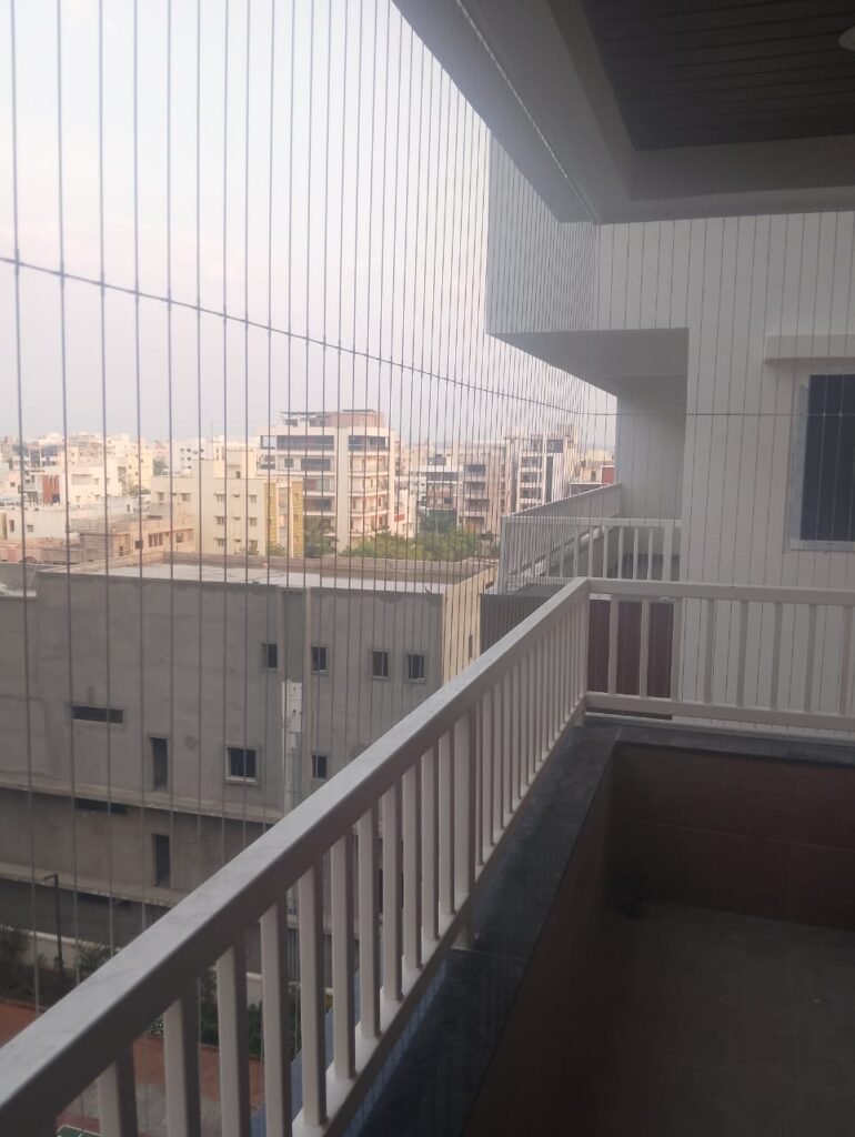 Invisible Grill Installation in Kondhwa Pune