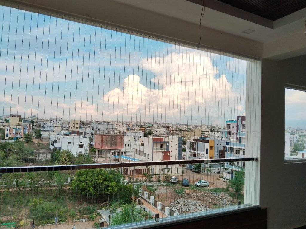 Invisible Grill Installation in Dhanori Pune