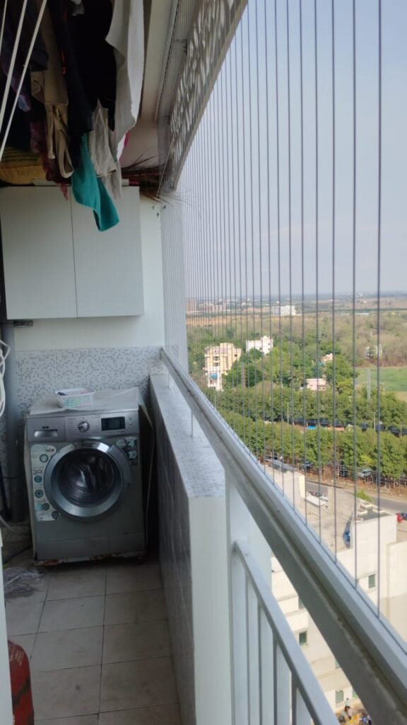 Invisible Grill Installation in University Area Pune